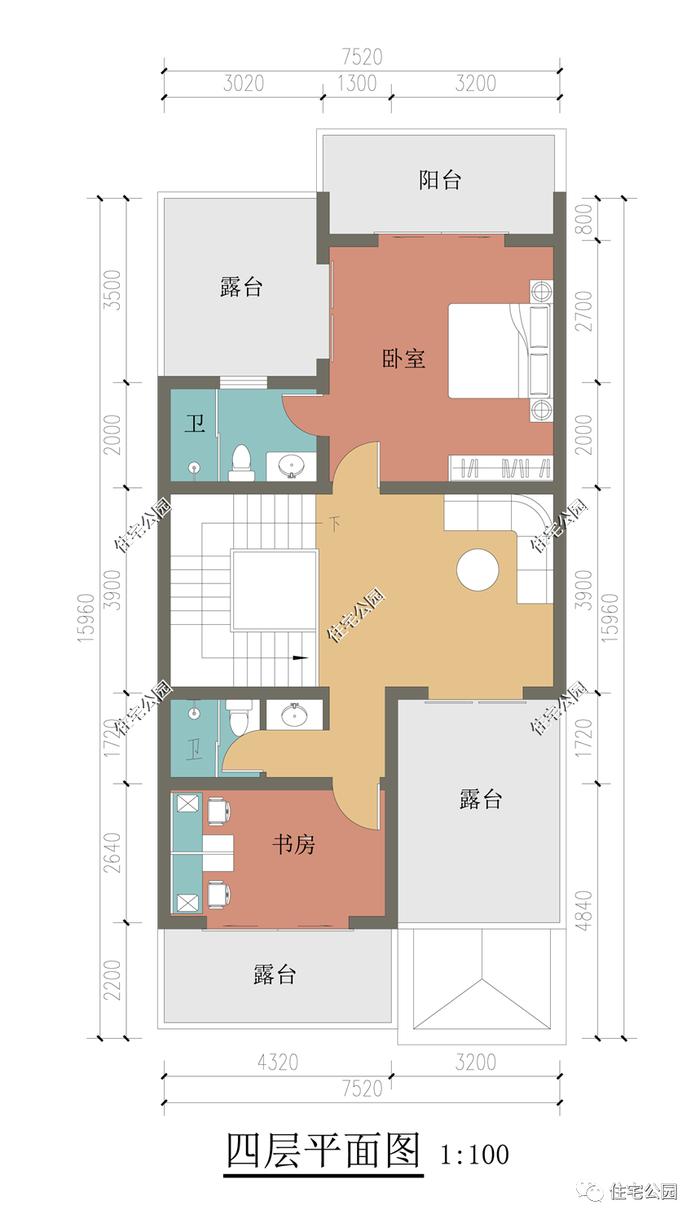 10套4~7米左右的小面宽农村户型，哪套更适合你家？