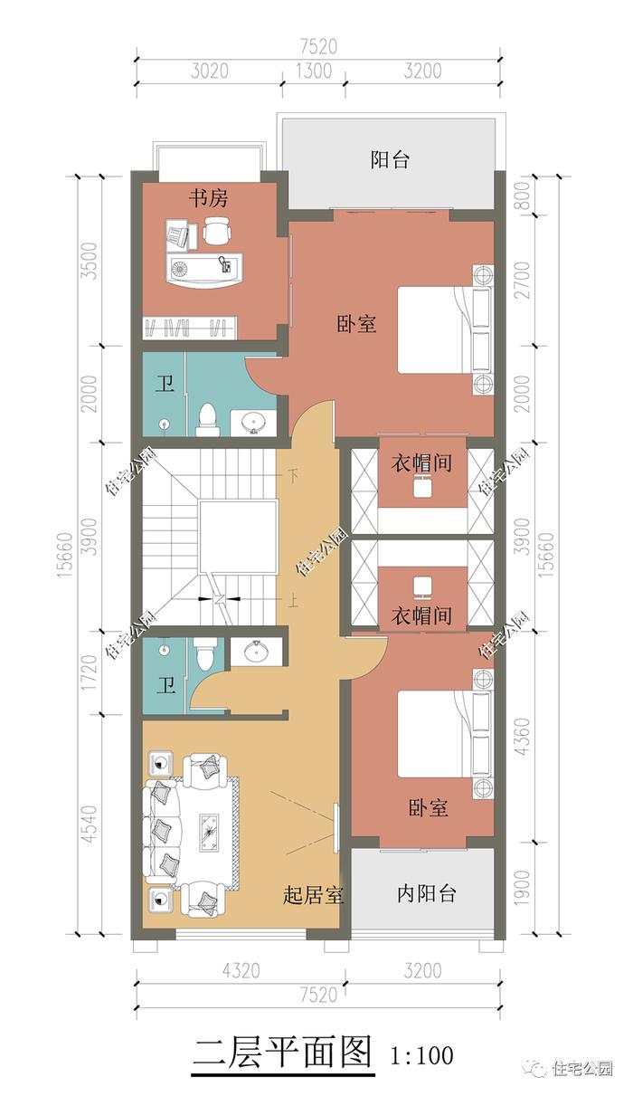 10套4~7米左右的小面宽农村户型，哪套更适合你家？