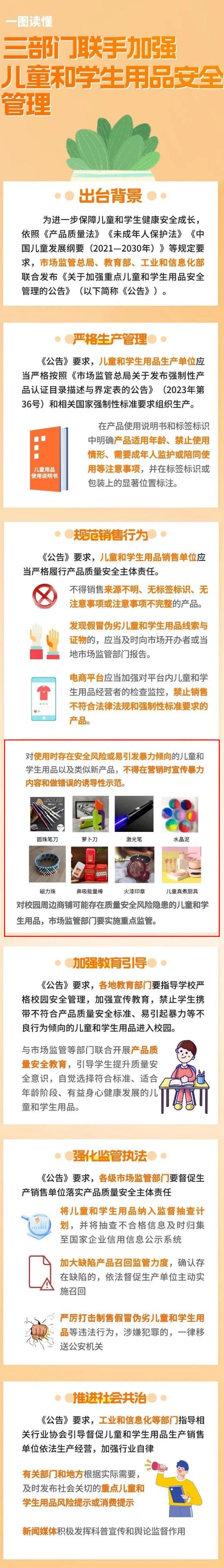 明确！这些用品一律不给进学校！