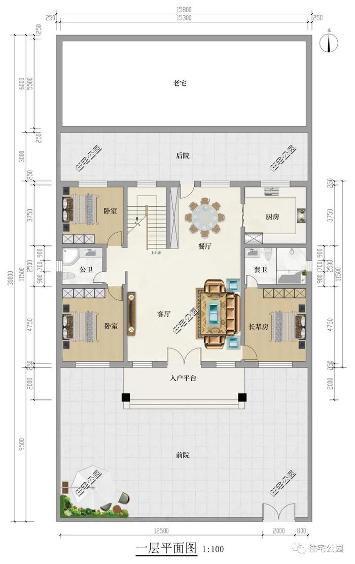 10套二层农村自建房户型，100分的好设计，建房选这些准没错（2279~2320）