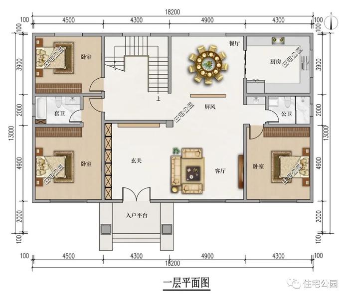 10套二层农村自建房户型，100分的好设计，建房选这些准没错（2279~2320）