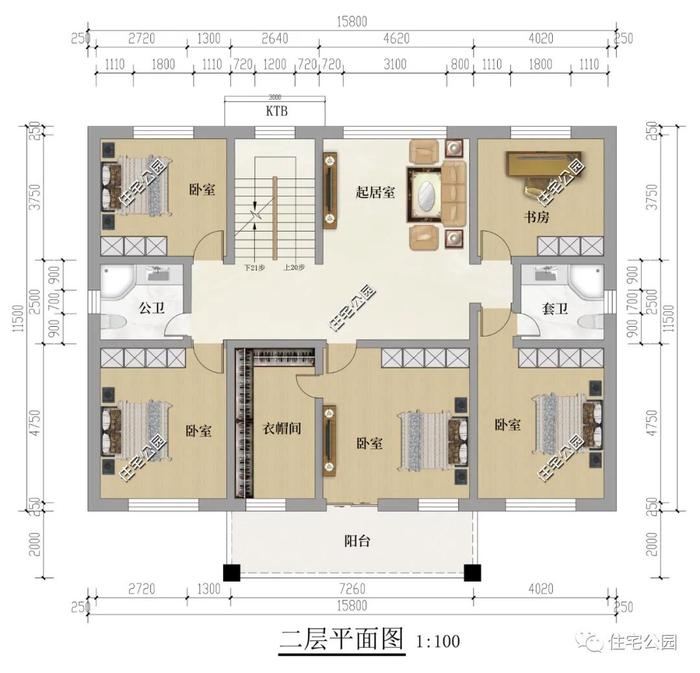 10套二层农村自建房户型，100分的好设计，建房选这些准没错（2279~2320）