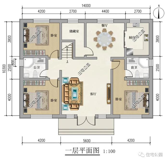 10套二层农村自建房户型，100分的好设计，建房选这些准没错（2279~2320）