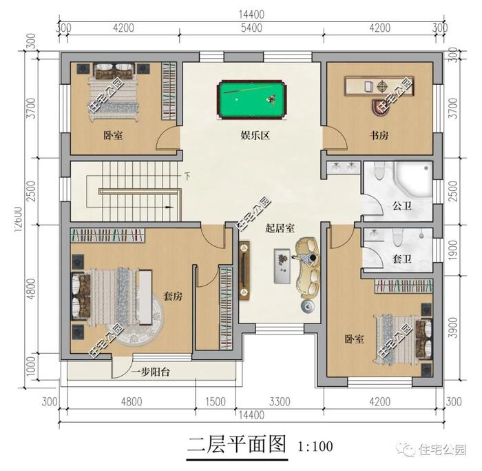 10套二层农村自建房户型，100分的好设计，建房选这些准没错（2279~2320）