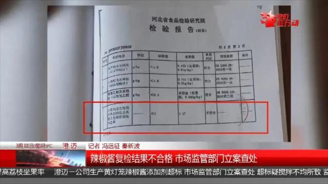 黄灯笼辣椒酱添加剂超标？海南一公司被罚5万元！详情披露……