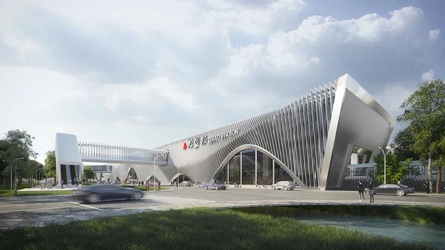 上海机场联络线七宝站开始内部装修，可与地铁9号线中春路站换乘