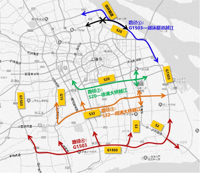 上海S20外环隧道将大修：3月22日起全封闭施工，计划工期12个月