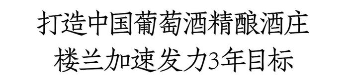 小古堡、拾桂升级后首秀春糖，楼兰“四大限定”打造中国葡萄酒精酿酒庄