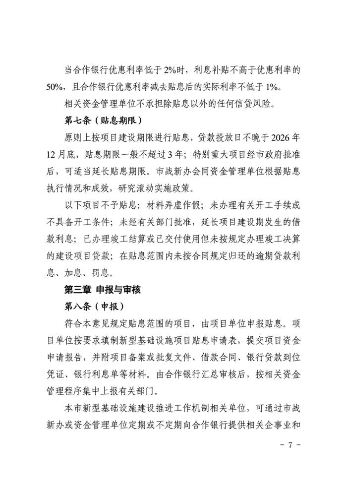一图读懂｜上海新一轮新基建项目贴息管理指导意见发布，有这些调整