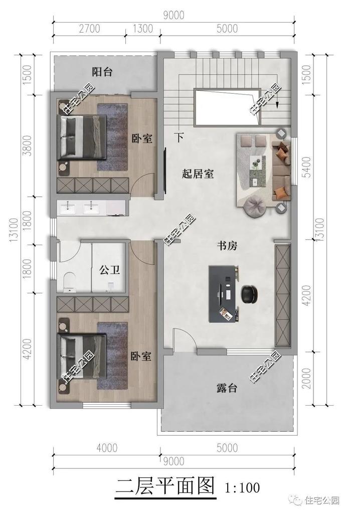 10套二层农村别墅图纸，精致耐看，设计时尚，难得的好户型（2351~2379）