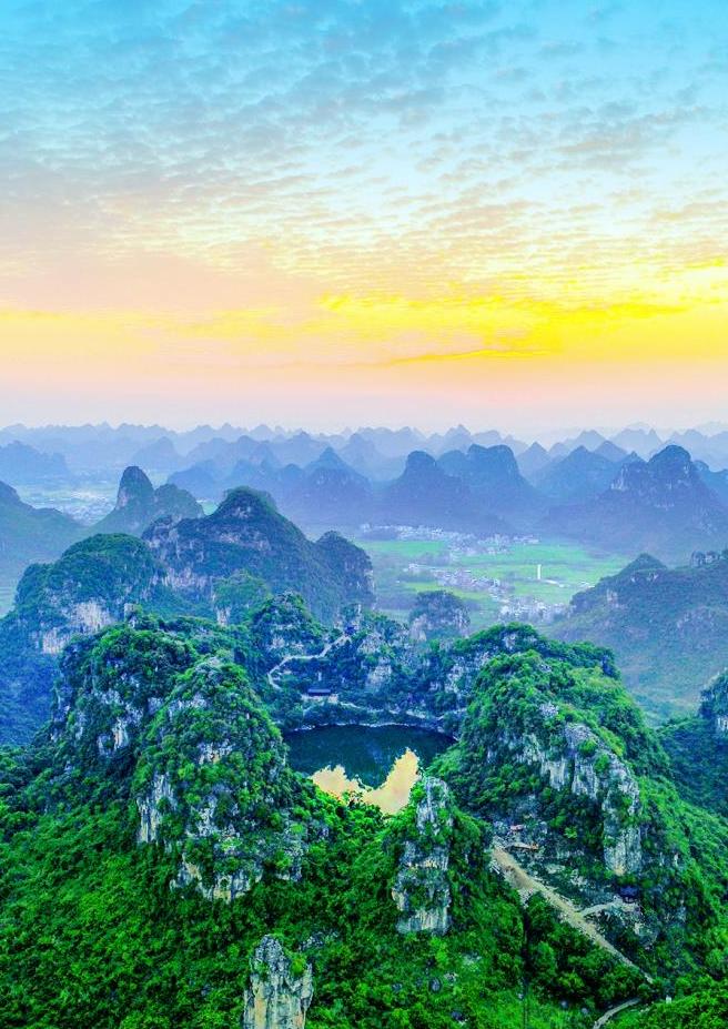 来宾武宣八仙天池。武宣县文化广电和旅游局供图