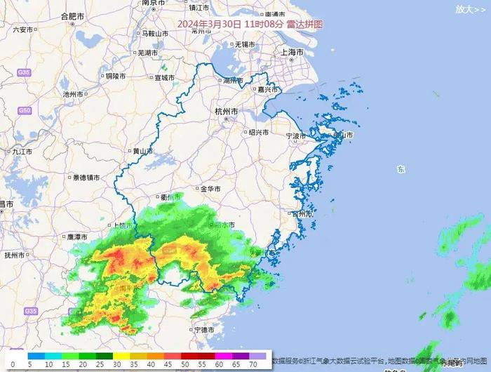 今夜浙中南地区有中到大雨，全省天气马上大转折！