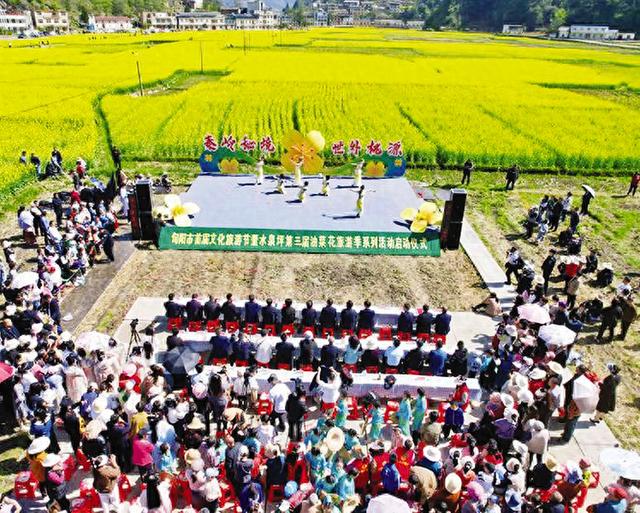 旬阳市首届文化旅游节暨水泉坪第三届油菜花旅游季系列活动启动