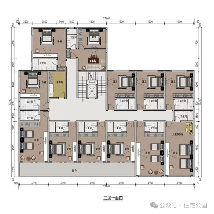 27×23米高规格现代新中式民宿，惊艳绝伦，令人称赞