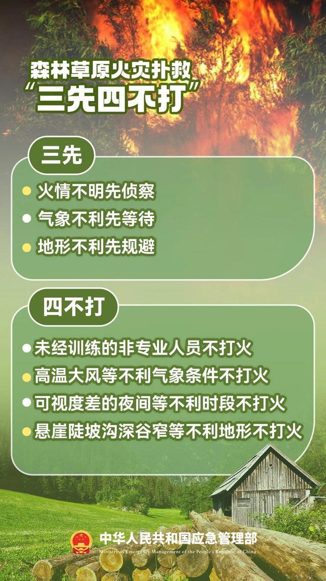 如何防范森林火灾？遇到火灾如何避险自救？这份安全提示请收下