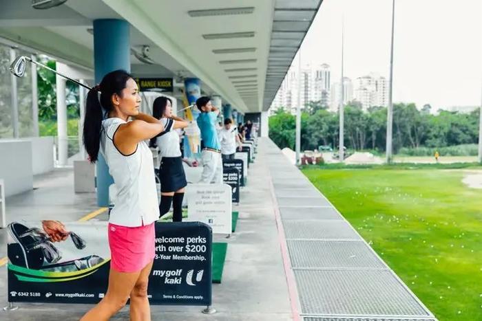 高尔夫练习场,图源:Marina Bay Golf Course官网