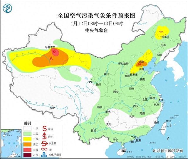 中央气象台：13日至15日北方地区有沙尘天气