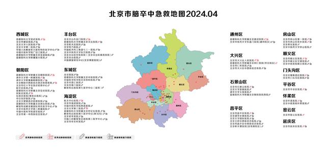 收藏！北京市2024年脑卒中急救地图发布