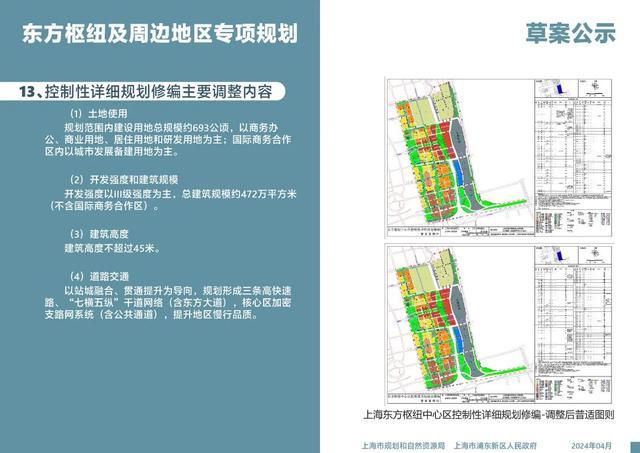 上海东方枢纽及周边地区专项规划草案公示