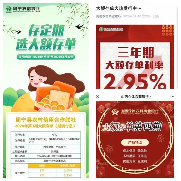 多家银行新发大额存单！利率最高3%