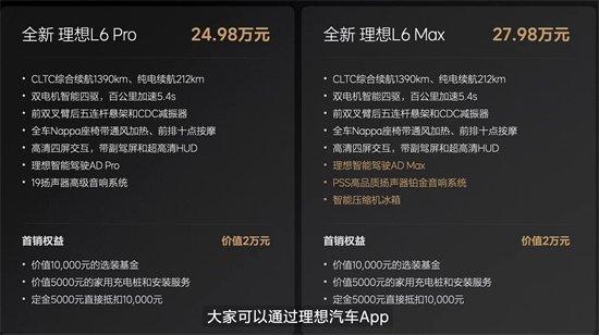 肩负品牌冲量使命，理想L6上市24.98万元起售
