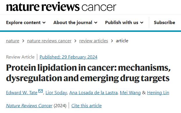 创新机制蕴含多种抗癌策略！《自然》子刊重磅综述揭露多款潜在靶点