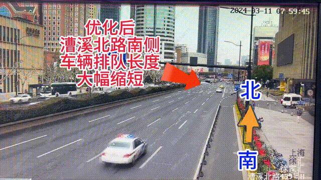 上海徐家汇商圈车辆“排长龙”？一个“小调整”提高通行量