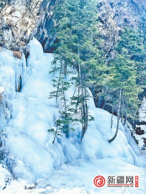 【爱新疆 游家乡】四月南山沐春风赏冰瀑