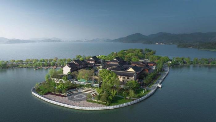 东钱湖一景实拍图