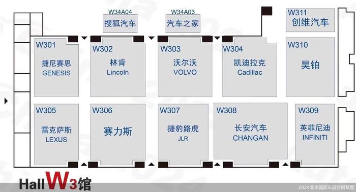 八大展馆  117款首发车 2024北京车展怎么逛？