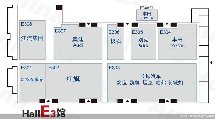 八大展馆  117款首发车 2024北京车展怎么逛？