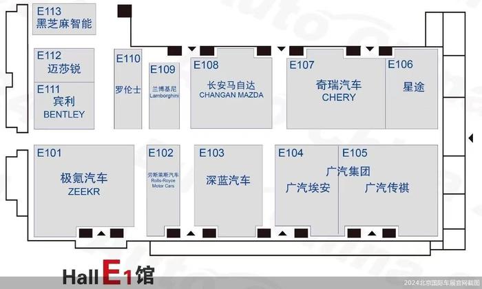 八大展馆  117款首发车 2024北京车展怎么逛？