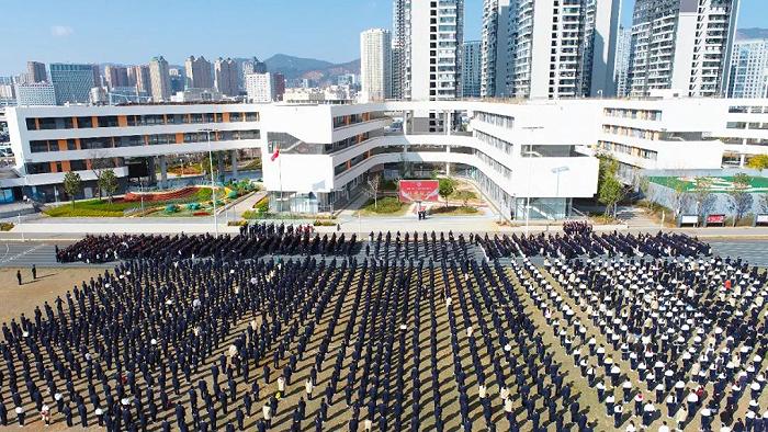 长城中学新城校区 图源:学校官微