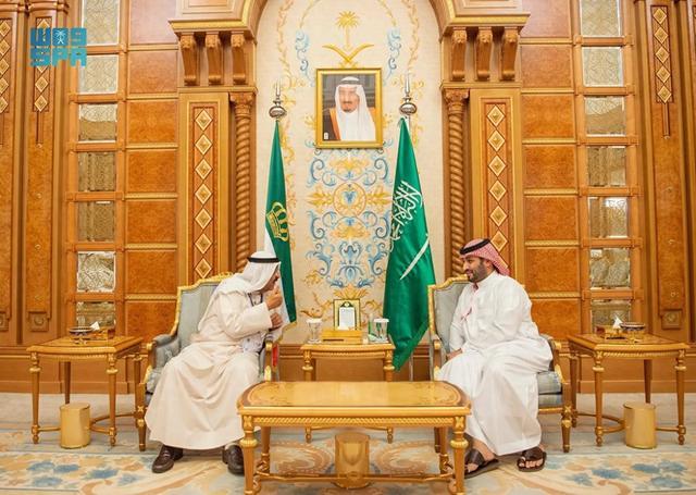 沙特王储兼首相会见科威特埃米尔 讨论合作前景