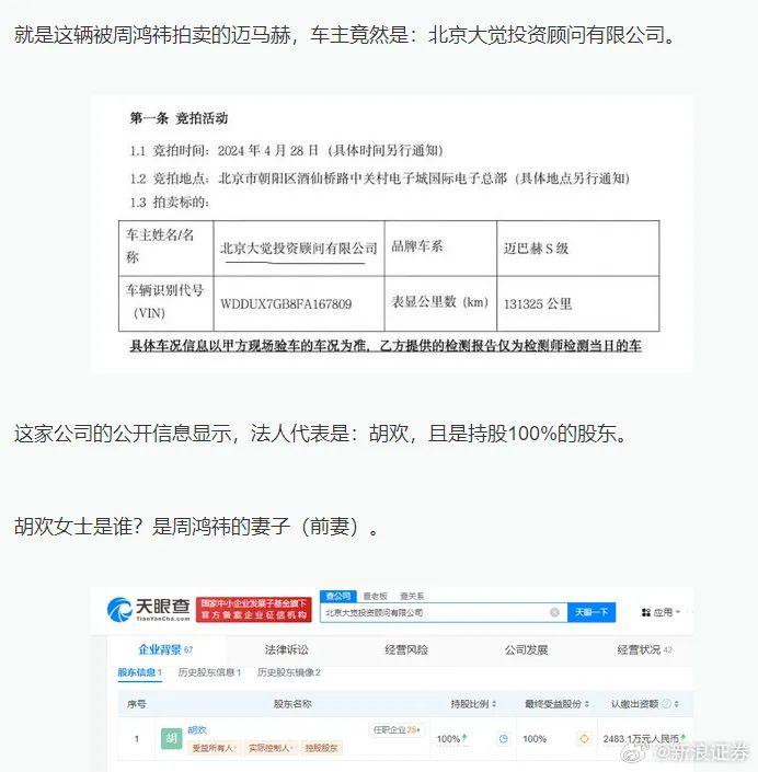 周鸿祎的迈巴赫卖了990万！起拍价仅600元