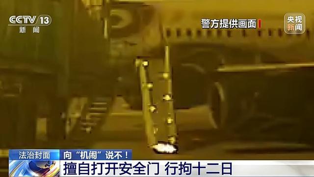 霸座、吸烟、打开应急舱门……这些“机闹”，拘了！