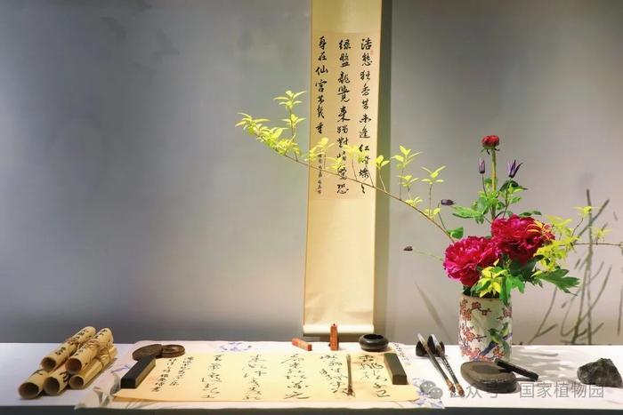 “芍间集雅·居韵生香”2024芍药专题插花花艺展在国家植物园开展