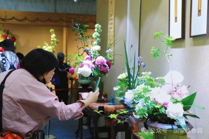 “芍间集雅·居韵生香”2024芍药专题插花花艺展在国家植物园开展