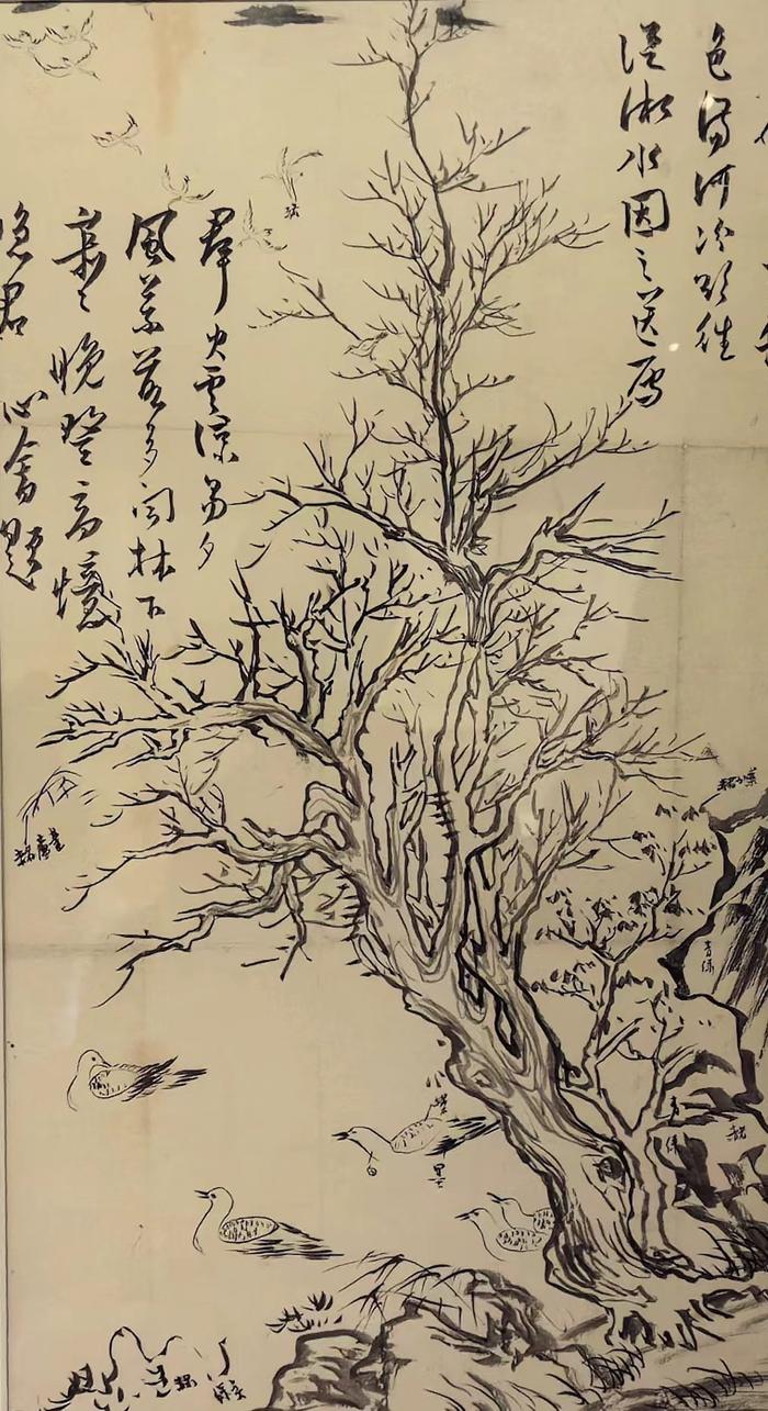 从溥心畬的画稿看到成画，北京恭王府展“汲古高歌”