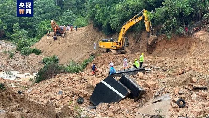 广东梅州最新消息：已发现23辆车陷落，36人死亡