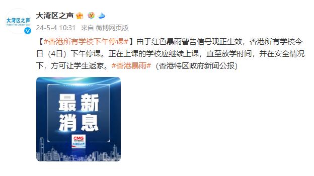 @大湾区之声 微博截图