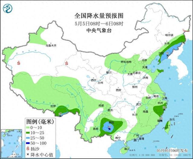 中央气象台：江南华南强降水显著减弱 贵州广西等地多阴雨对流天气