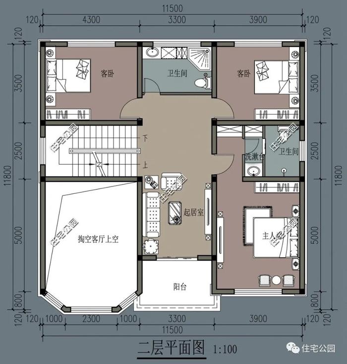 7套经典户型，10个实建案例，看看拿住宅公园的图纸建房，房子有多美！