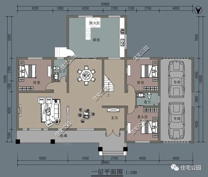 7套经典户型，10个实建案例，看看拿住宅公园的图纸建房，房子有多美！