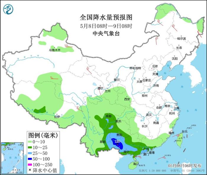 中央气象台：10-12日，南方地区将有新一轮较强降水过程