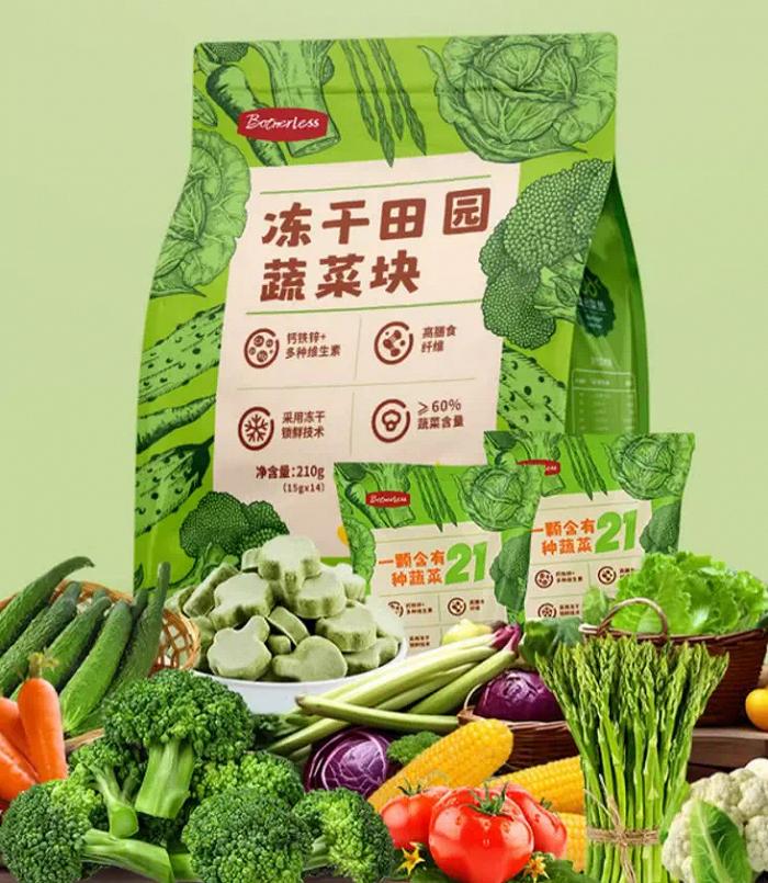 山姆爆款冻干蔬菜块;图片来源:用点心品牌代购店