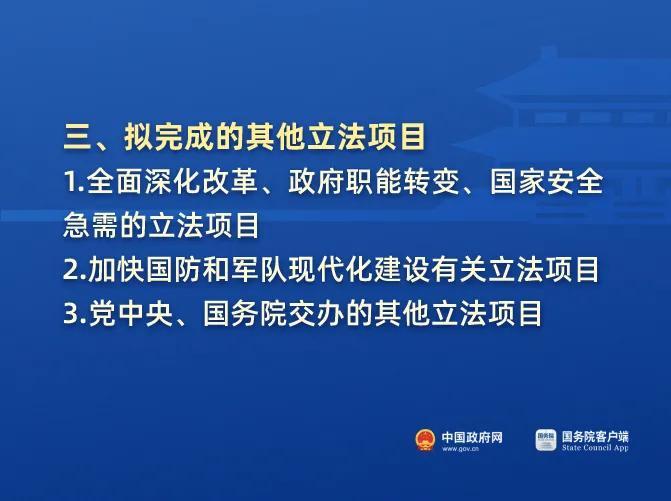 这些立法项目明确！国务院2024年度立法工作计划发布