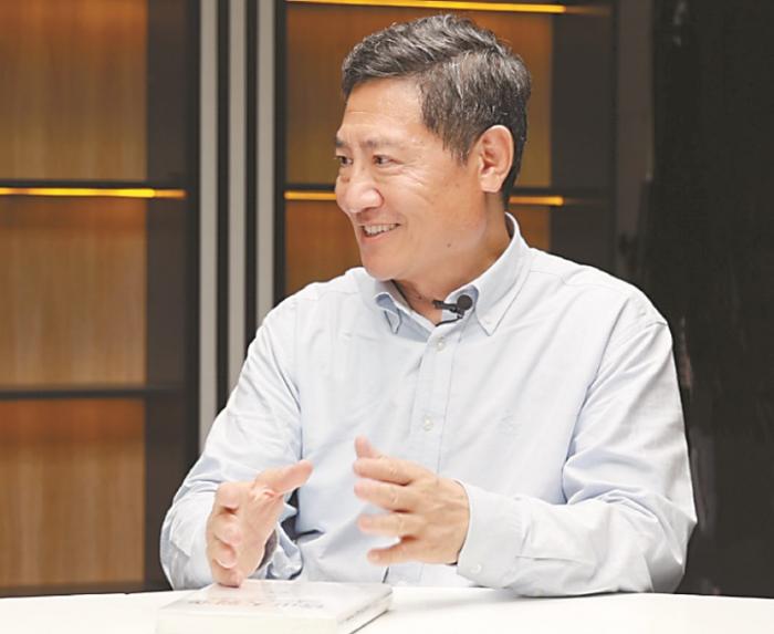 王永利接受《环球时报》专访。 马梦阳摄
