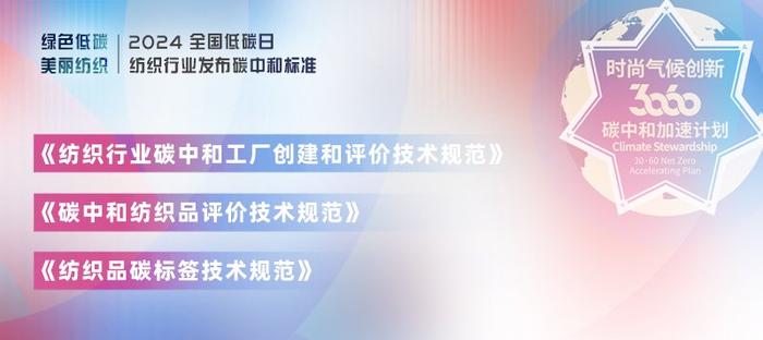 纺织行业在2024全国低碳日发布碳中和标准