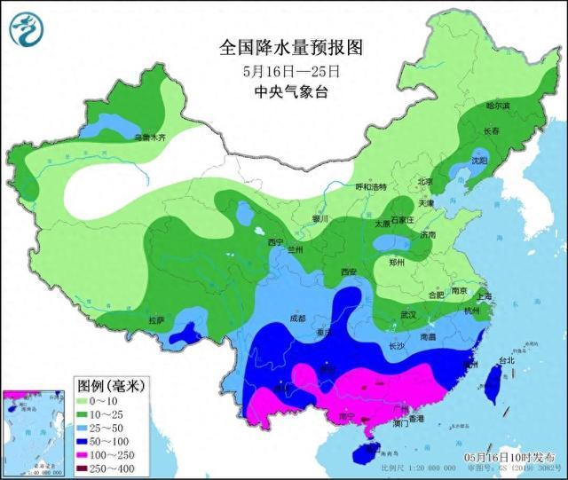 中央气象台：南方降水将再度加强 北方部分地区有高温天气